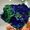 Natural Azurite Malachite Crystal Cluster Geode Rough Rare Mineral Specime 6