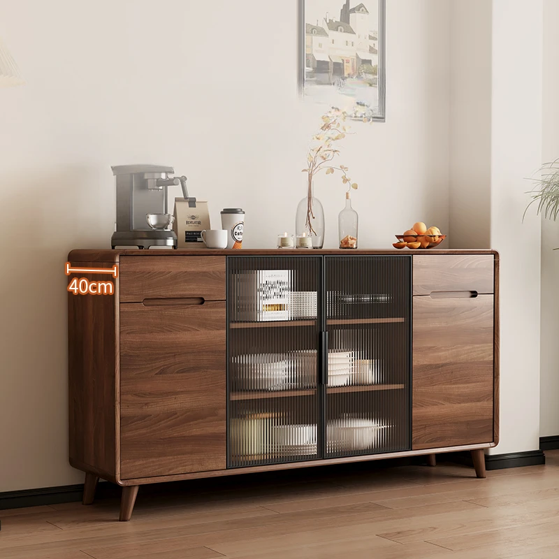 Display Luxury Sideboard Storage Living Room et Table Modern Kitchen Cabinets Wooden Credenza Da Soggiorno Kitchen Furniture