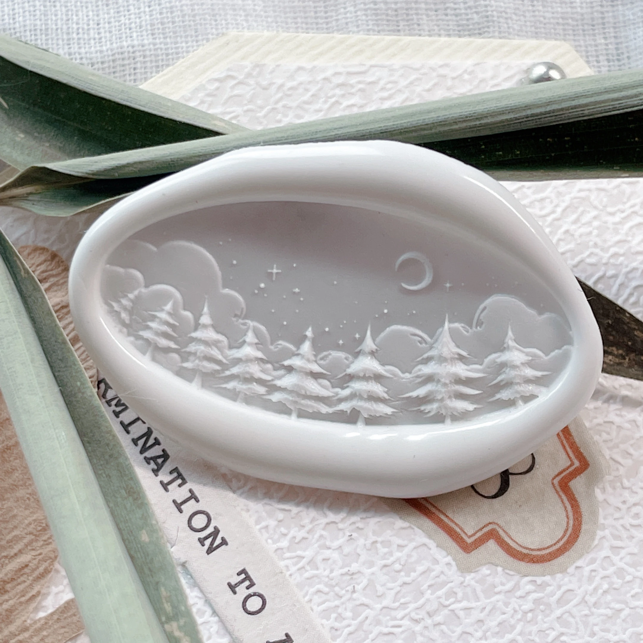 Wax Seal Stamp Copper Head Moon Forest Diy Scrapbooking Vintage Wax Sealing Envelop Fire Seal Toy