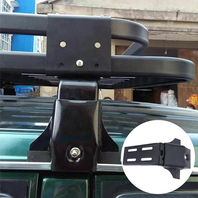 Engine Mount Bracket Roof Rack Fixed Rain Gutter Bracket Car Roof Rack Gutter Mount Adapter For SUV / MPV