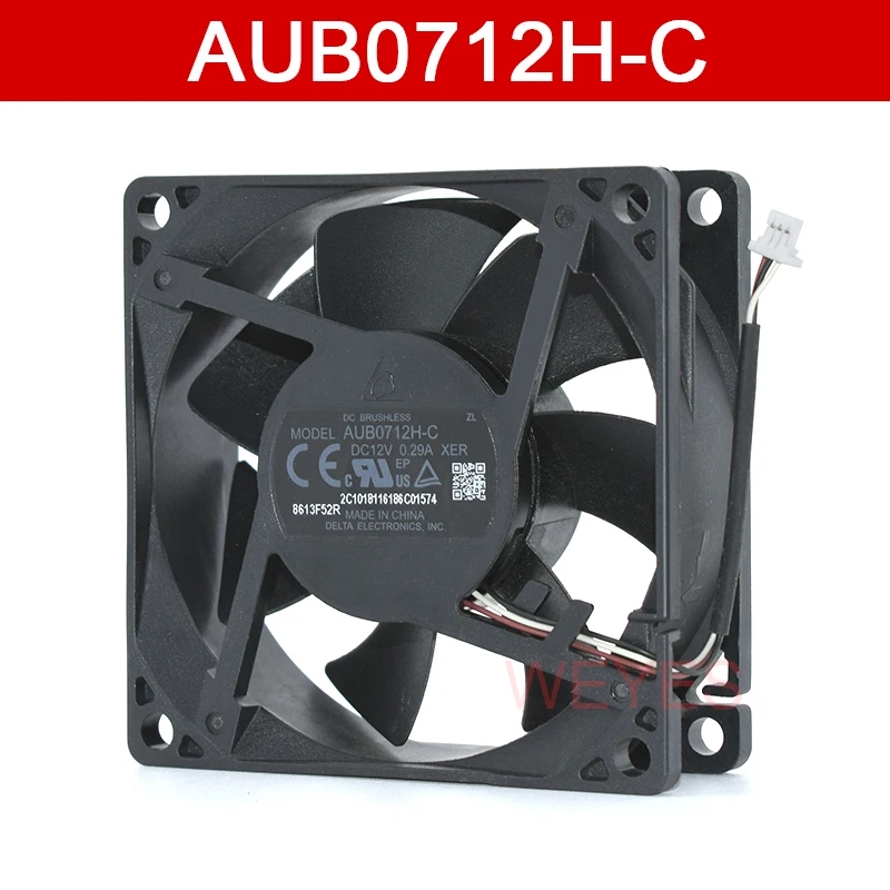 

Well Tested For Delta AUB0712H-C 0.29A DC12V 70x70x25MM 3 Lines Projector Cooling Fan