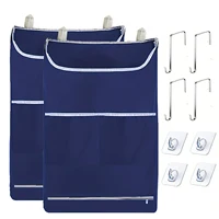 Door Hanging Laundry Hamper Bag, Hanging Laundry Basket With Large Opening And 2 Types Of Hooks For Whole Family Dirty Clothes 1