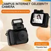 B48A Mini SLR Style Camera Cmos 32GB With Flash Light & Charging Dock Portable Video Recorder DV 1080P With LCD Screen 5