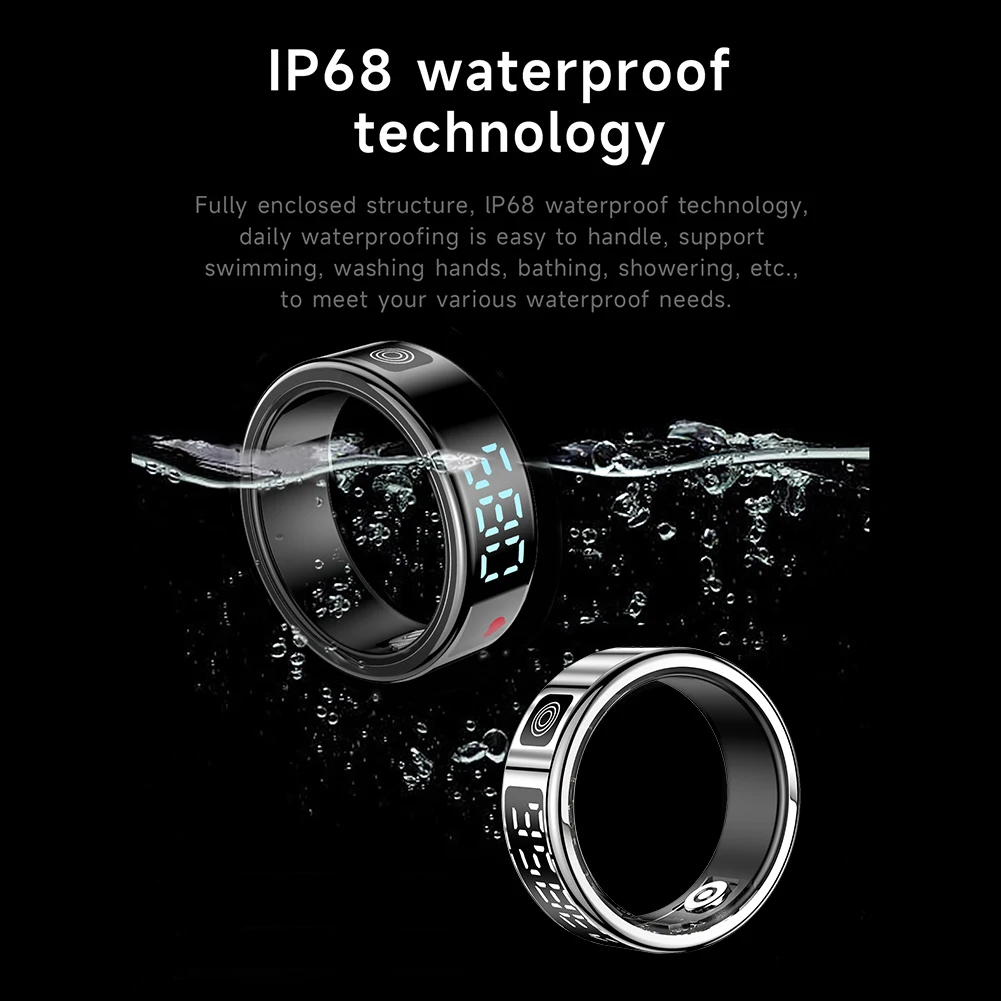 Smart Health Monitoring Ring with Heart Rate Tracker