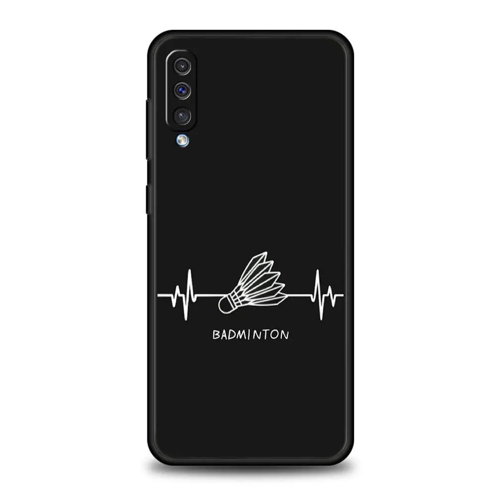 Badminton-Themed Protective Phone Cover