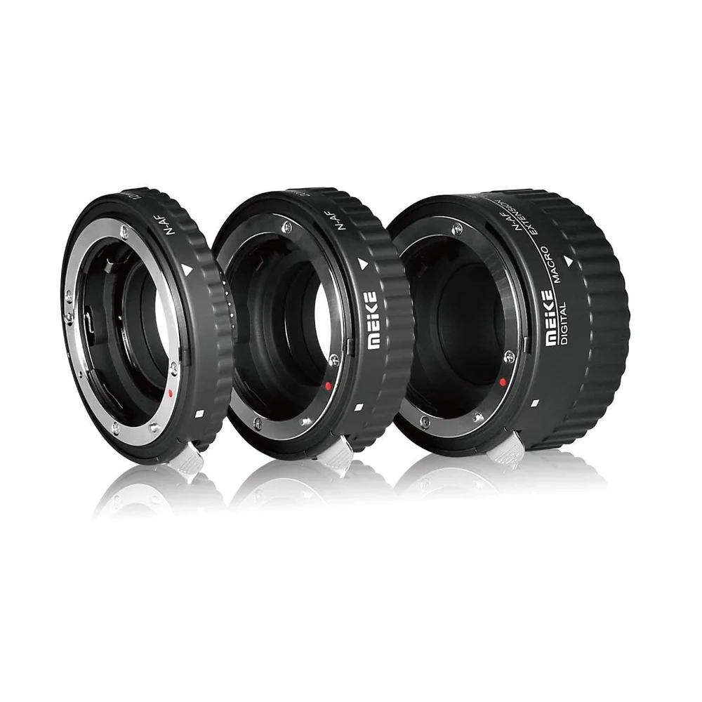 Meike-auto Focus Macro Extension Tube Grupo Anel Adaptador para Nikon D3100 D5000 Todos Dslr af Af-s dx Câmera Lens 12 20 36 Milímetros - Image 2
