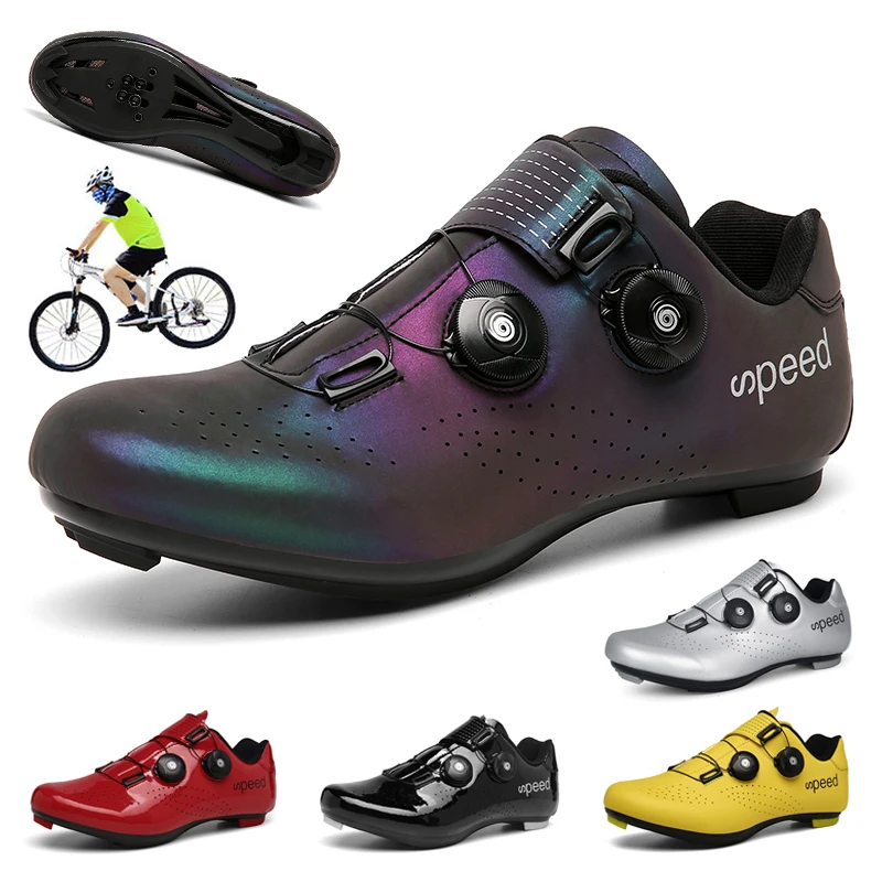 Cycling Sneaker MTB Men Road Bike Shoes Racing Self-locking Speed Bicycle Shoes Women Mountain Biking SPD Cleats Footwear