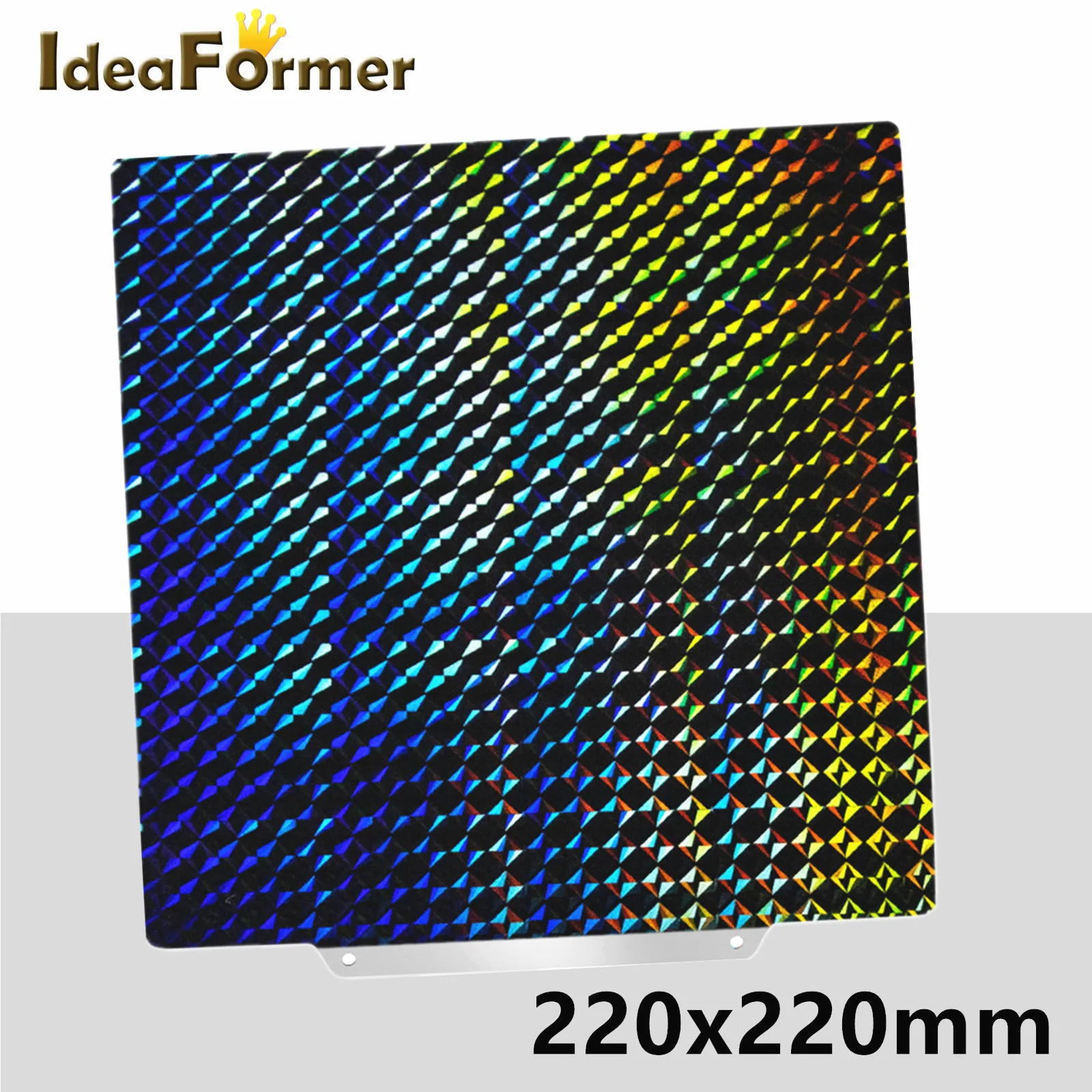 Piastra Di Costruzione Magnetica 220X220Mm Double Sided H1H Phantom Lightbeam Lamiera Di Acciaio Per Molle Per Anet A8 Anycubic Mega Pro Ultimaker 1