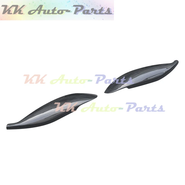 For HONDA CIVIC EK 1999-2000 4D Carbon Fiber Headlight Eyelids Front Lamp  Eyebrows Trims Car Accessories - AliExpress