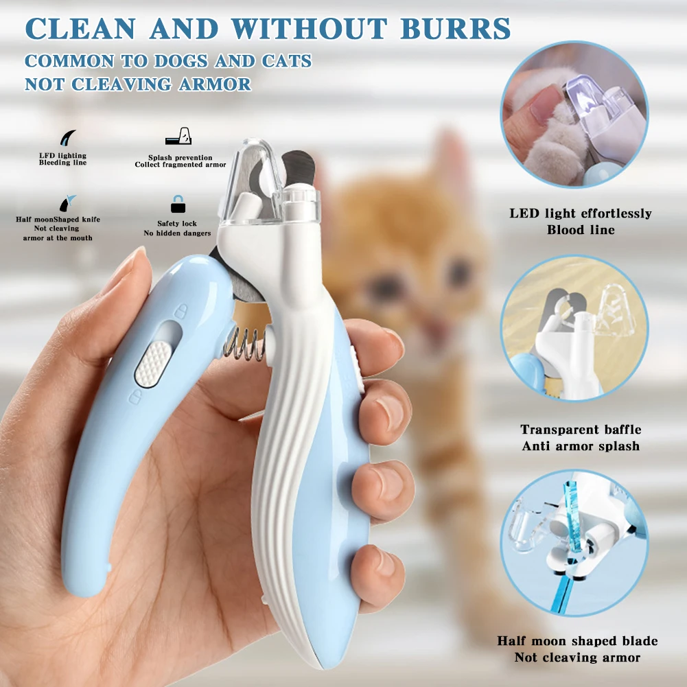 Electric Pet Nail Trimmer Splashproof Pet Nail Trimming Tool Product
