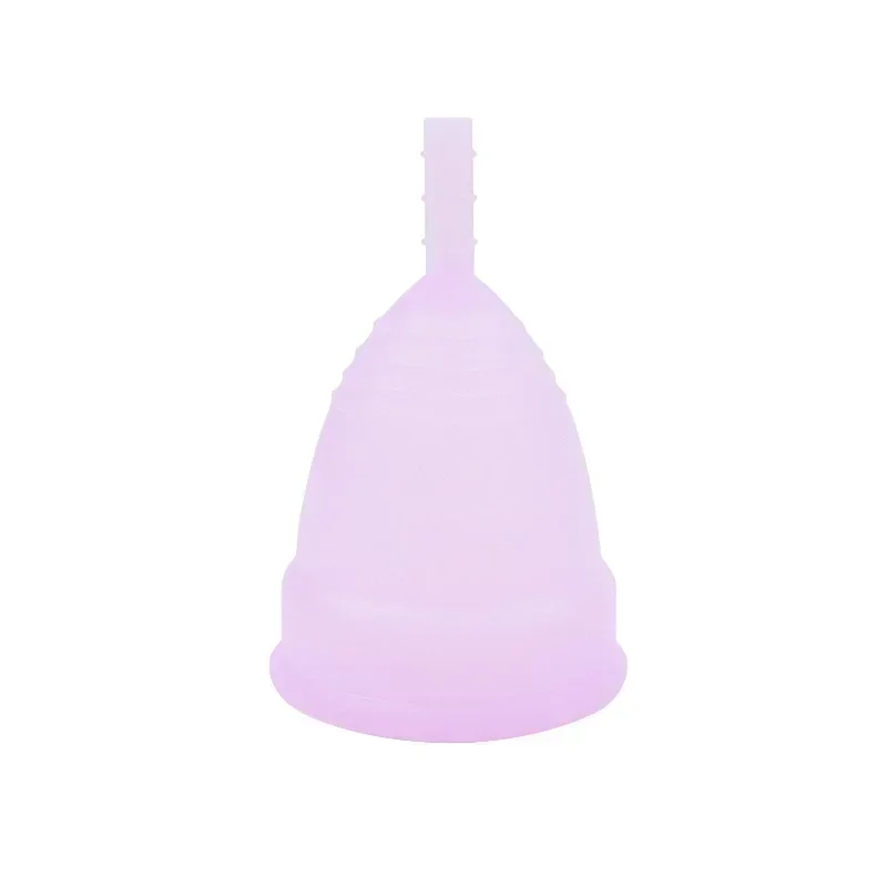 Menstrual Cup 1pc Foldable and Retractable Menstrual Cup with Lid Portable Women's Sports and Side Leakage Prevention Silicone Monthly Cup