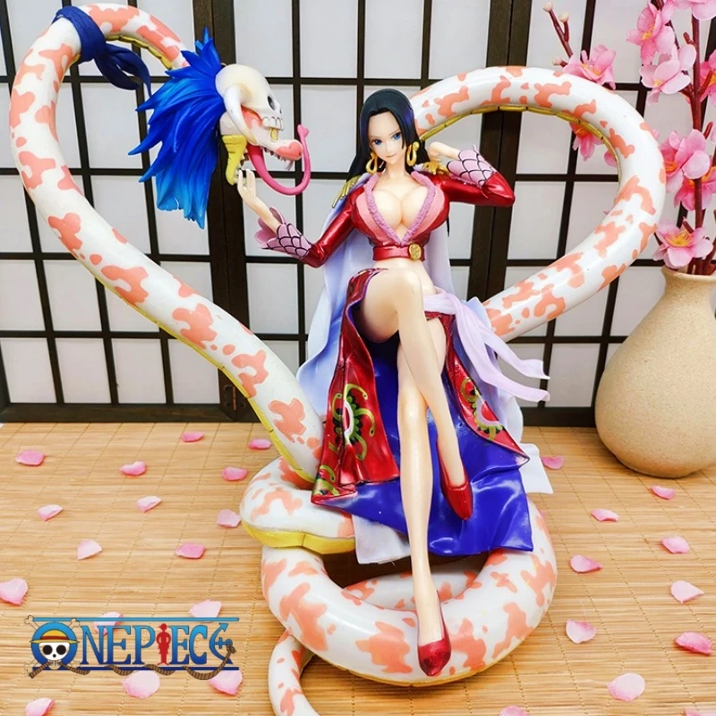 

One Piece Figure Empress Snake Explosive Clothes Nine Snakes Boya Hancock Sitting King Qiwuhai Trendy Figure Model Decorative