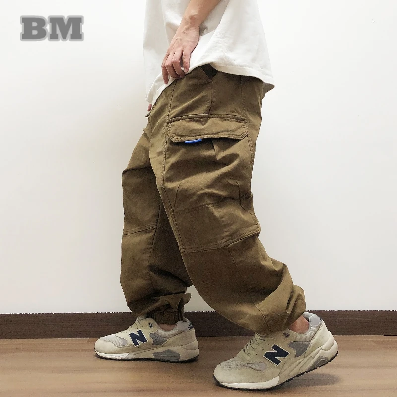 Men Casual Sports Pants Japanese Streetwear Baggy Cargo Hip Hop Plus Size Jogging Harajuku Trousers Male casual pants,sports pants,casual sports pants