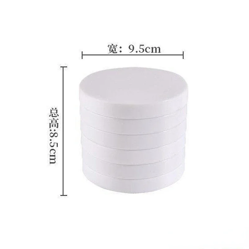 5-Layer imitation ceramic-like palette With thick ink dish and paint storage For art supplies