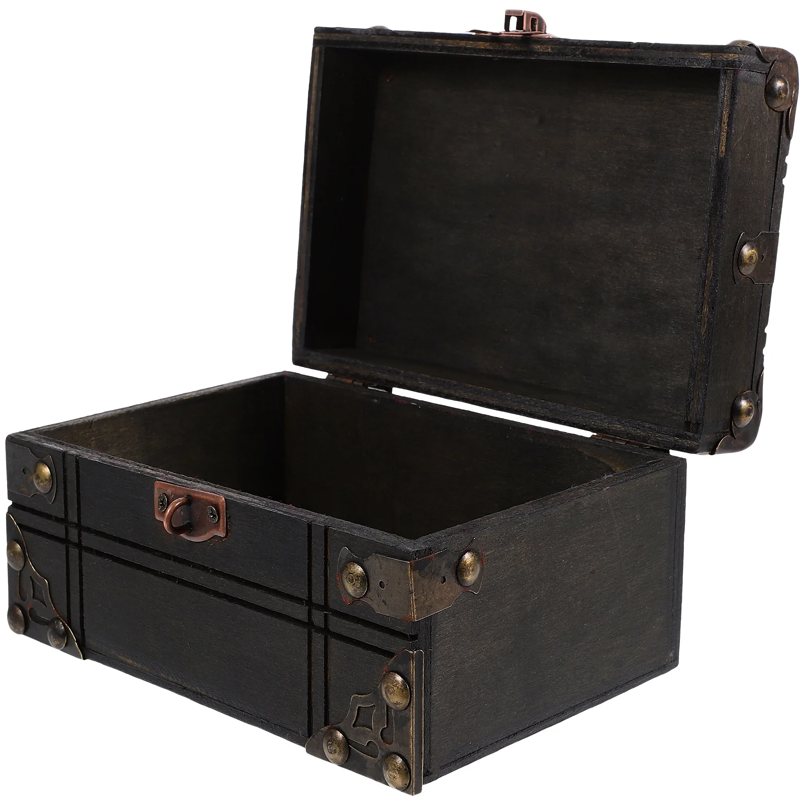

Vintage Treasure Box Wooden Treasure Vintage Wooden Decorative Box Keepsake Box Case