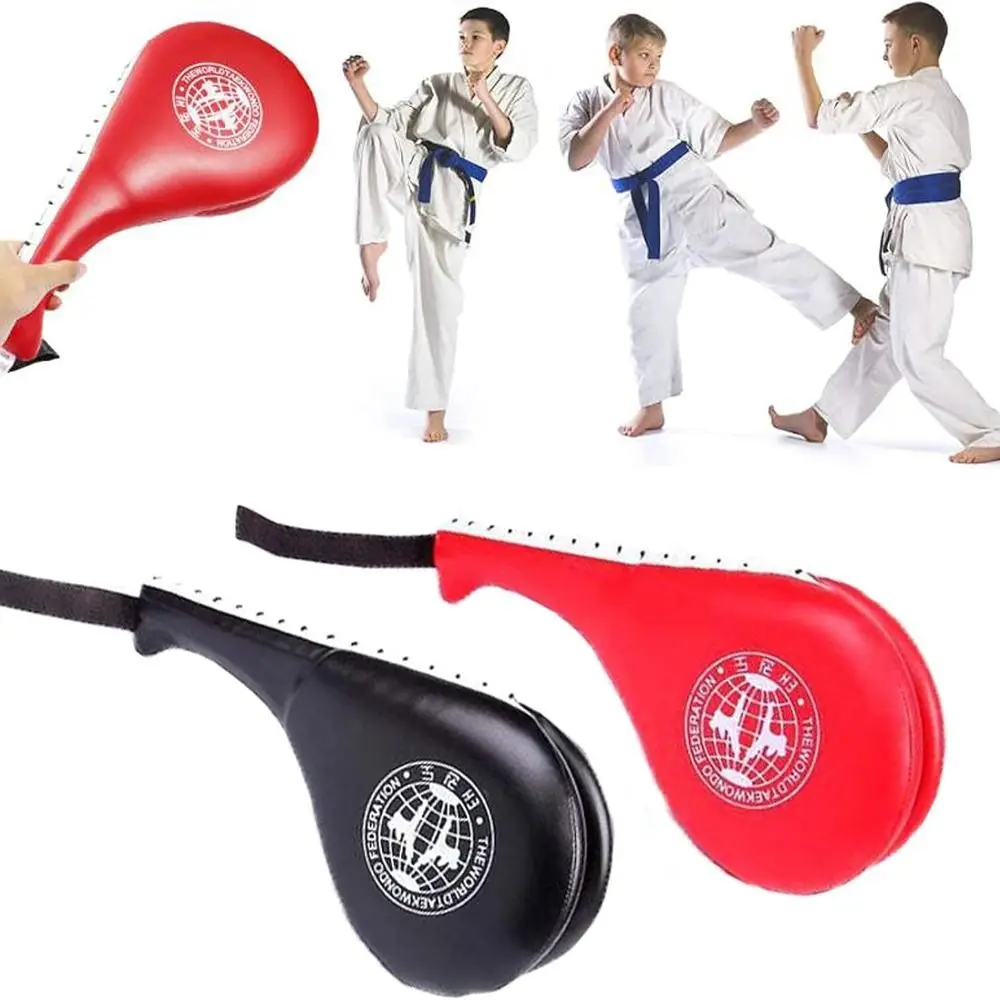 Durable Karate Taekwondo Kick Pads Martial Arts Rebound Striking Pad Target Training Equipment TKD Sparring Gear