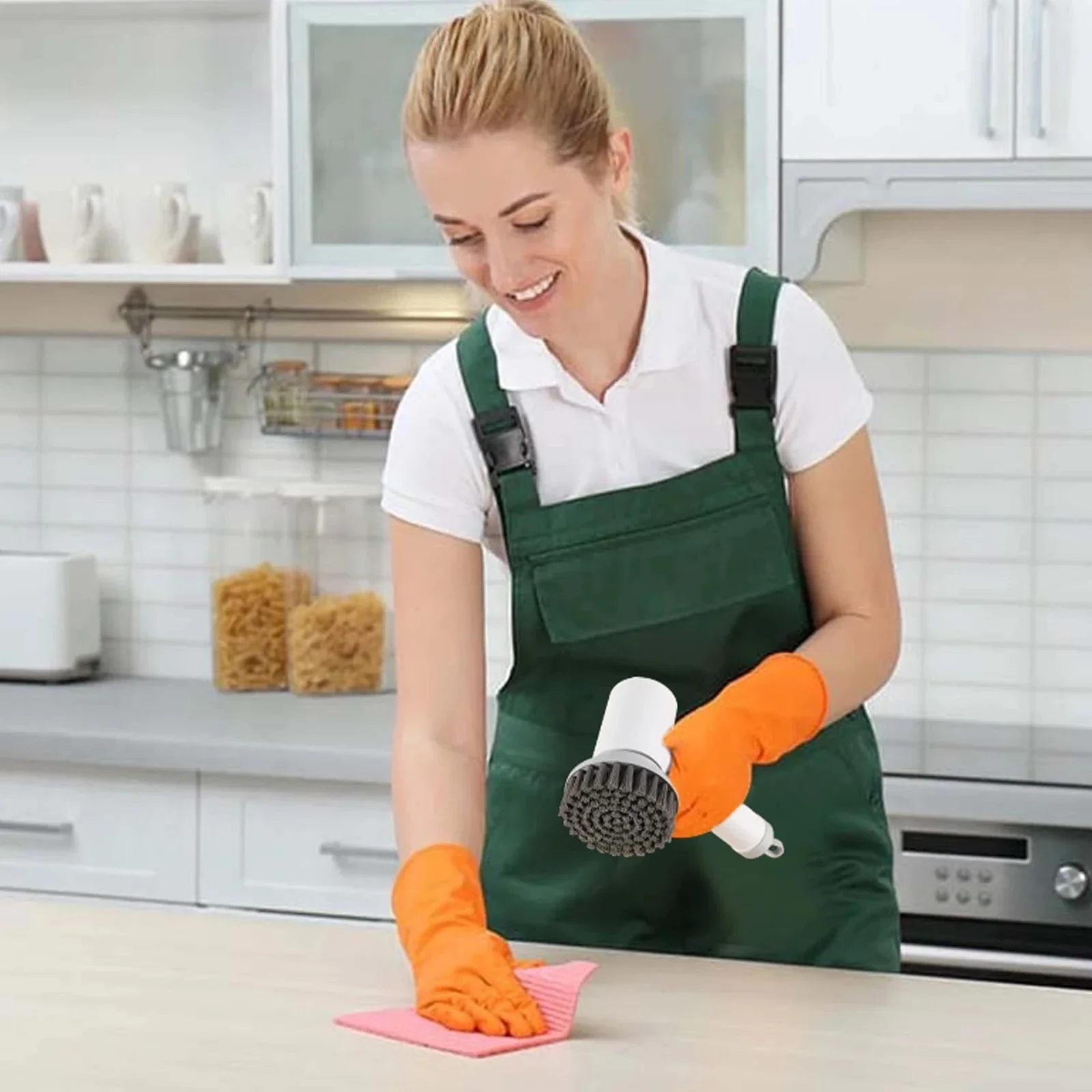 Xiaoda Wireless Electric Cleaning Brush Housework Kitchen Dishwashing Brush Bathtub Tile Professional Cleaning