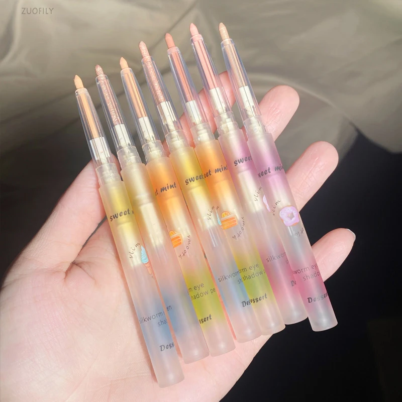 Diamond Eyes Pencil Shiny Glitter Eyeshadow Pen Eyeliner Pearlescent Matte Highlight Pen Brighten Silkworm Makeup Tool Cosmetics eyeshadow stick makeup pen eyeshadow pen matte eyeshadow eyeliner pencil liquid eyeshadow eyeshadow eyeliner eyeshadow pencil