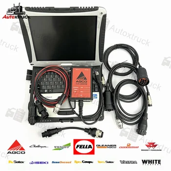 For AGCO OEM Agricultural EDT Diagnostic Scanner AGCO CANUSB Interface Heavy Duty Electronic Diagnostic Tool CF19 laptop