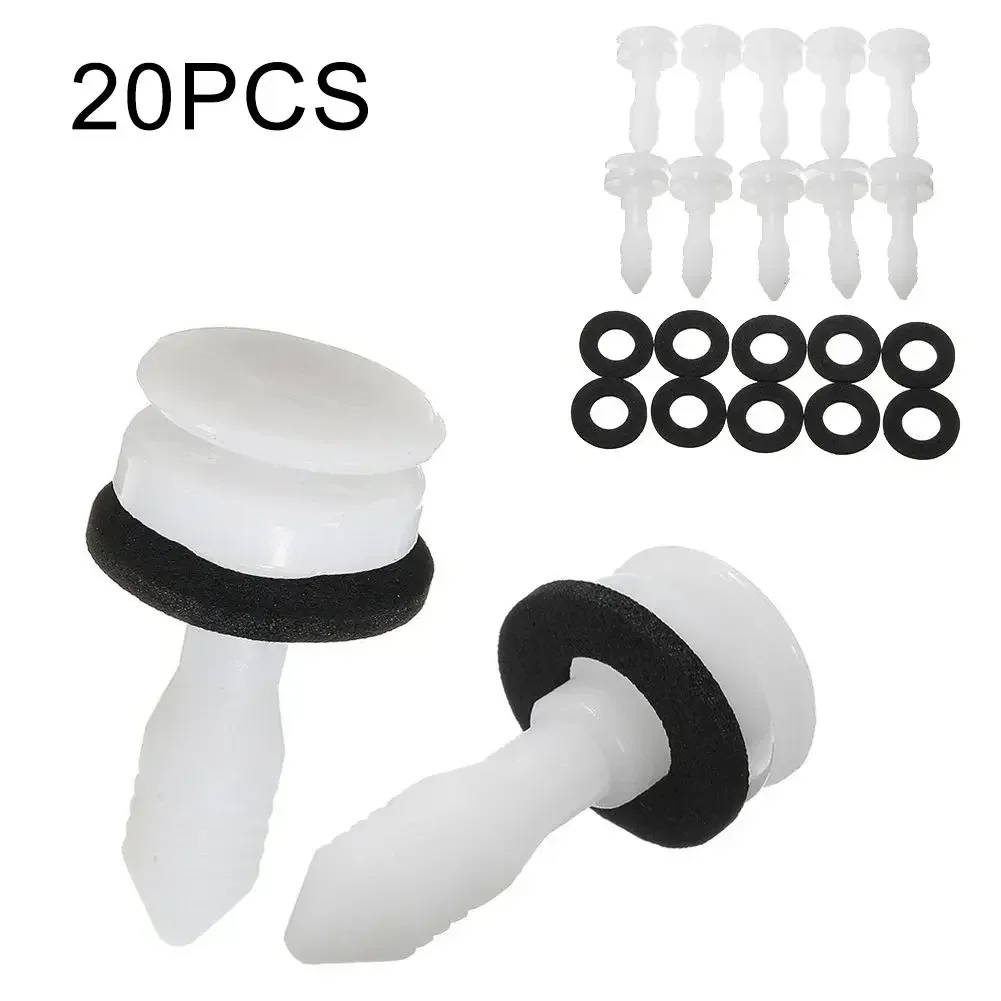 10 Clip Per Pannello Porta Auto Con Guarnizione – In Nylon, Compatibili Con Ford E Jaguar (S-Type, X-Type), Dimensioni 15x7,5x32,5 Mm