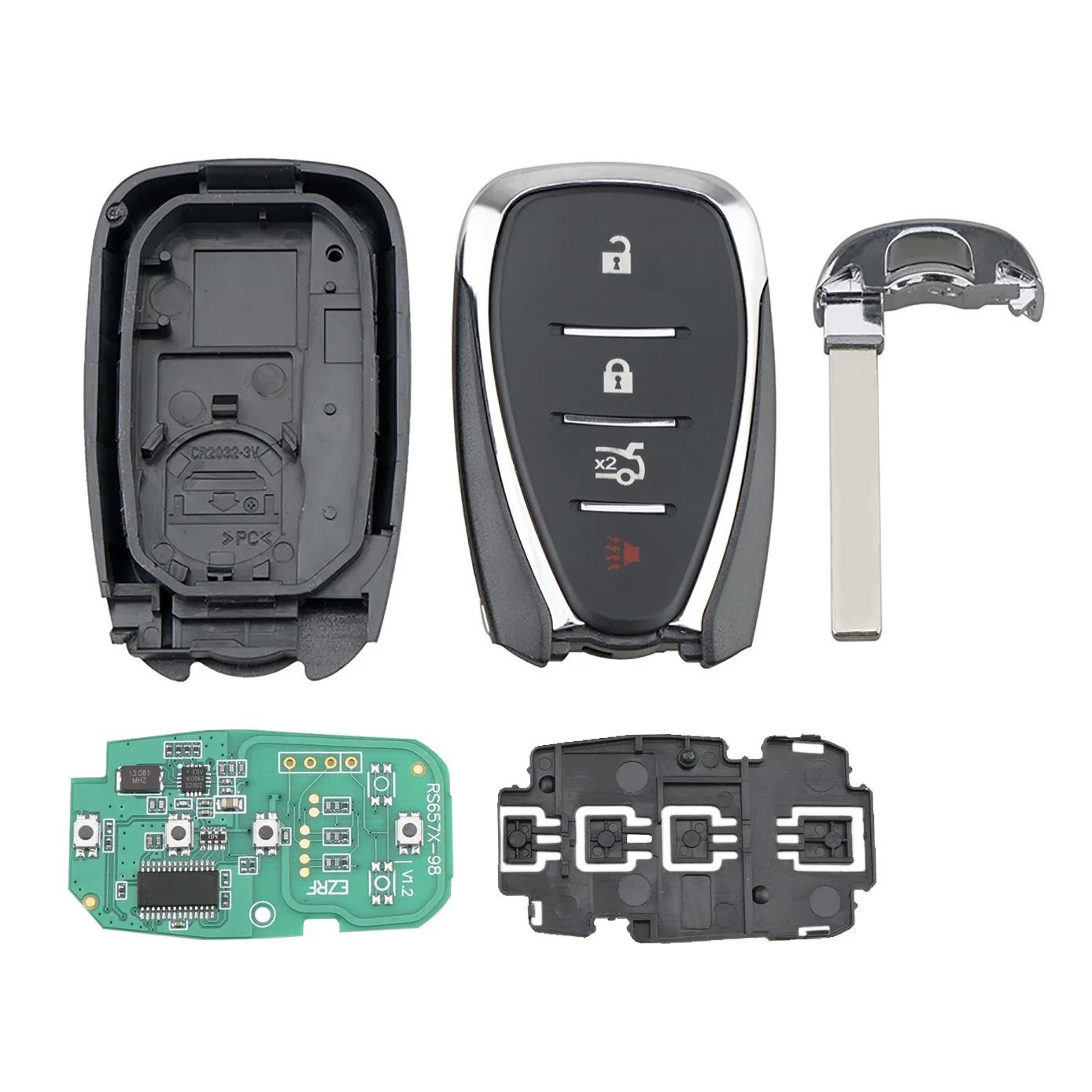 CHEVY MALIBU ī ũ Ʈ  ڵ Ű, FOB 3 + 1 , 16-20, 433MHz, HYQ4EA
