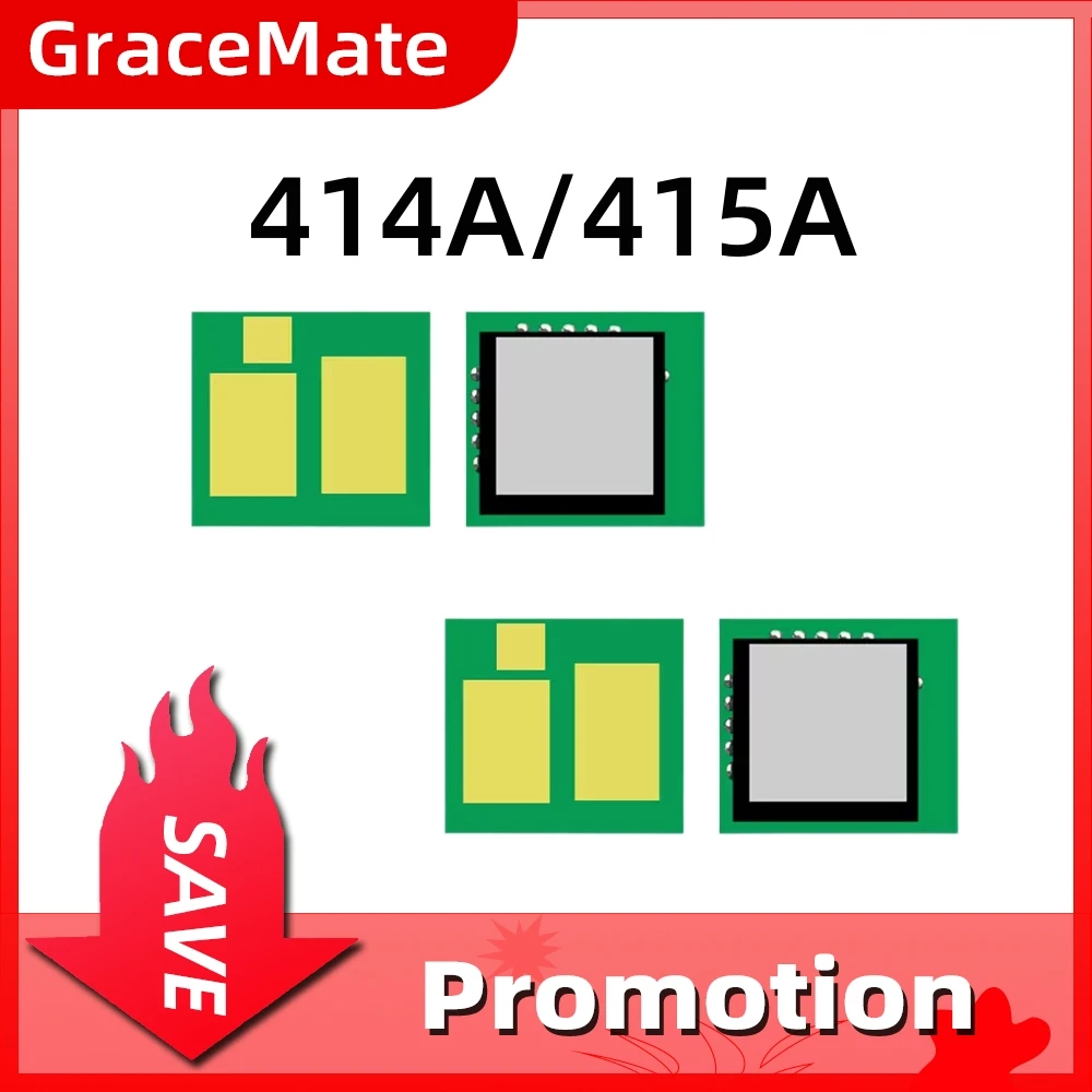 4-Color-414A-415A-W2020A-W2021A-W2022A-W2023A-Toner-Chip-W2030A-W2031A ...