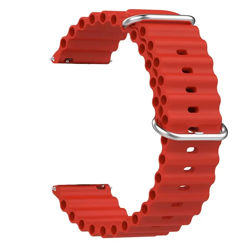 Enhanced Silicone Ocean Band Strap - 20mm/22mm Adjustable Sizes