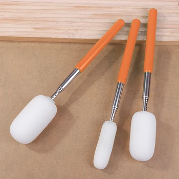 Bâton télescopique en éponge absorbante pour poterie, Sculpture, porte-éponge, bâton de lancer en céramique, outils de coupe de poterie 1
