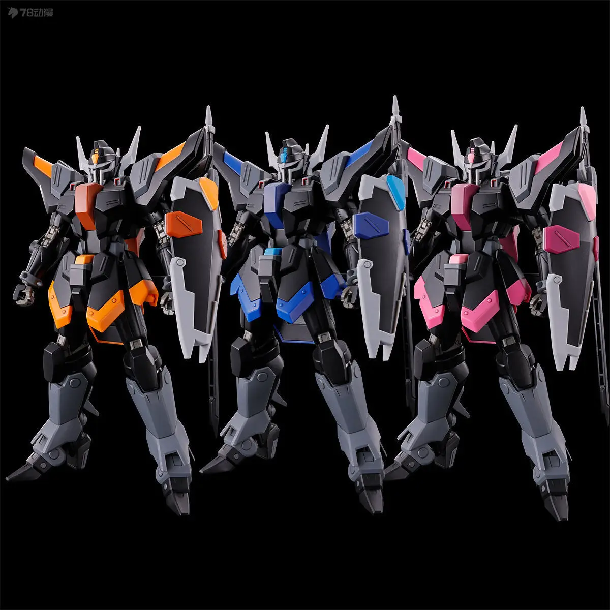 Bandai Original MODEL KIT GUNDAM HG BLACK KNIGHT SQUAD SET 1/144 