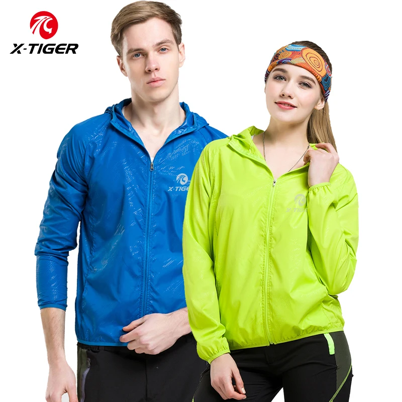 X-TIGER 10 Colors Windproof Cycling Jersey MTB Bike Bicycle Windcoat Super Light Sunscreen Hiking Jacket Cycling Sports Clothes