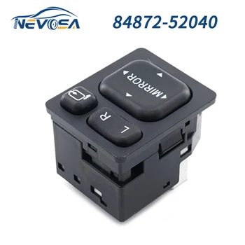 NEVOSA 84872-52040 백미러 자동차 제어 조정 스위치, Toyota Corolla Scion Rav4 Vios Camry 8487252040 84870-28020