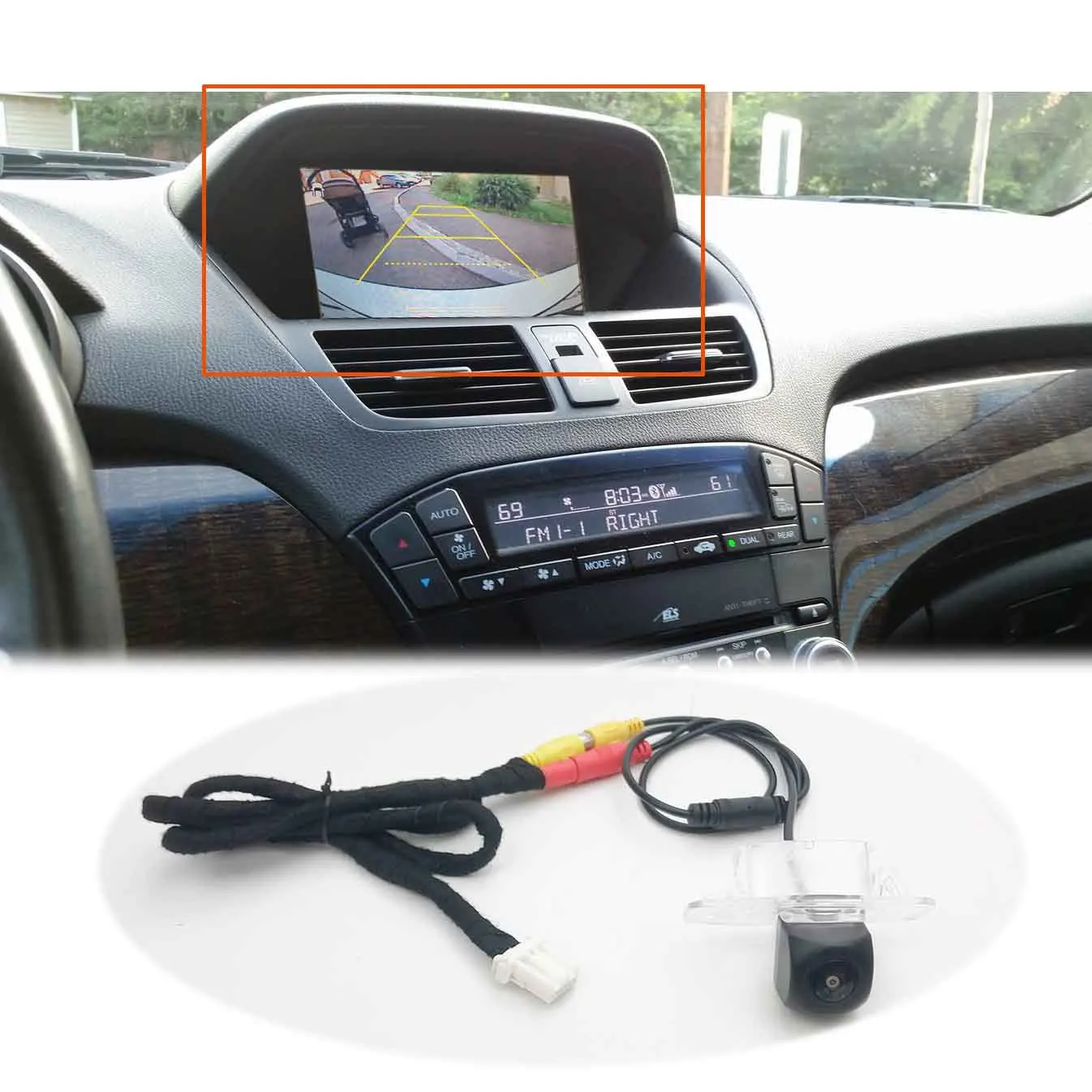 VKAUTOForAcuraMDXII20082011AddAfterMarketcameraReplaceOEM