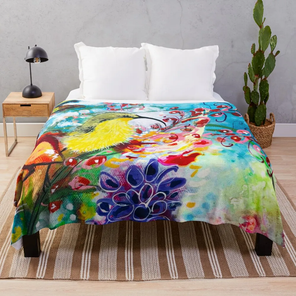

Sage - Sunbird Throw Blanket Weighted Camping Blankets
