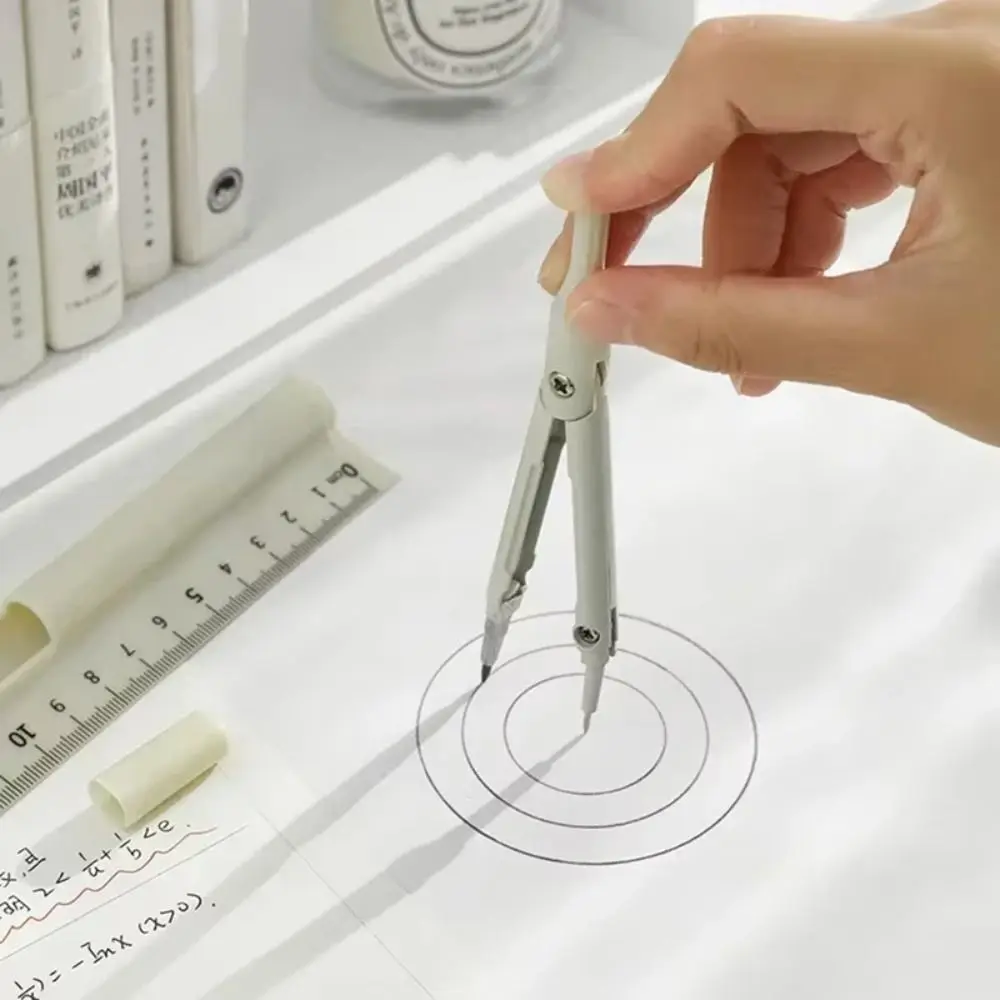 사무용품 3-in-1 컴퍼스 펜 겸용 학생 시험용 드로잉 자 기하학 공학용 컴퍼스 자 세트 문구류