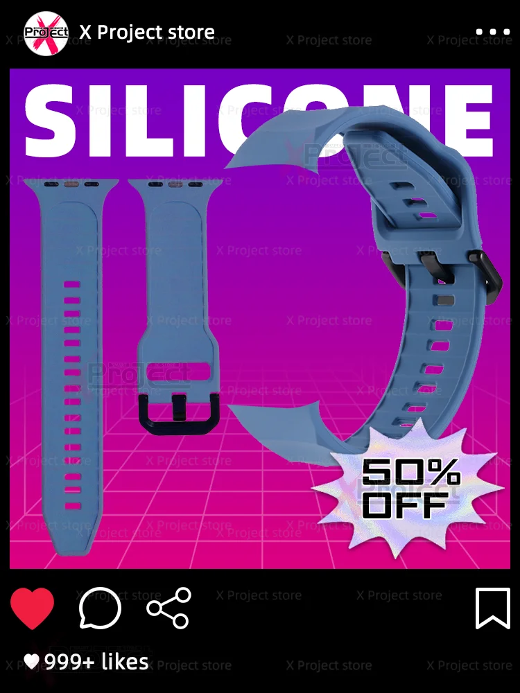 Per Hk9 Pro Plus Cinturino In Silicone Smart Watch Hk9 Ultra 2 One Hk8 Pro Max Wave Silicagel Band Ripple Strap Accessori Smartwatch