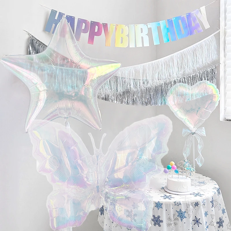 4 Grandi Decorazioni 3D Farfalle Viola Da Appendere - Set Di 4 Pezzi Per Sfondo Festa Di Compleanno, Baby Shower, Addobbi Tema Primavera