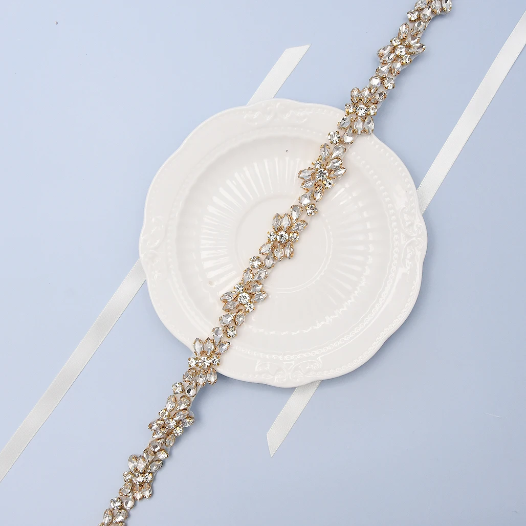 Bridal Sash Wedding Belt Bridal Dress Decoration Accessory For Women Wedding Day S437