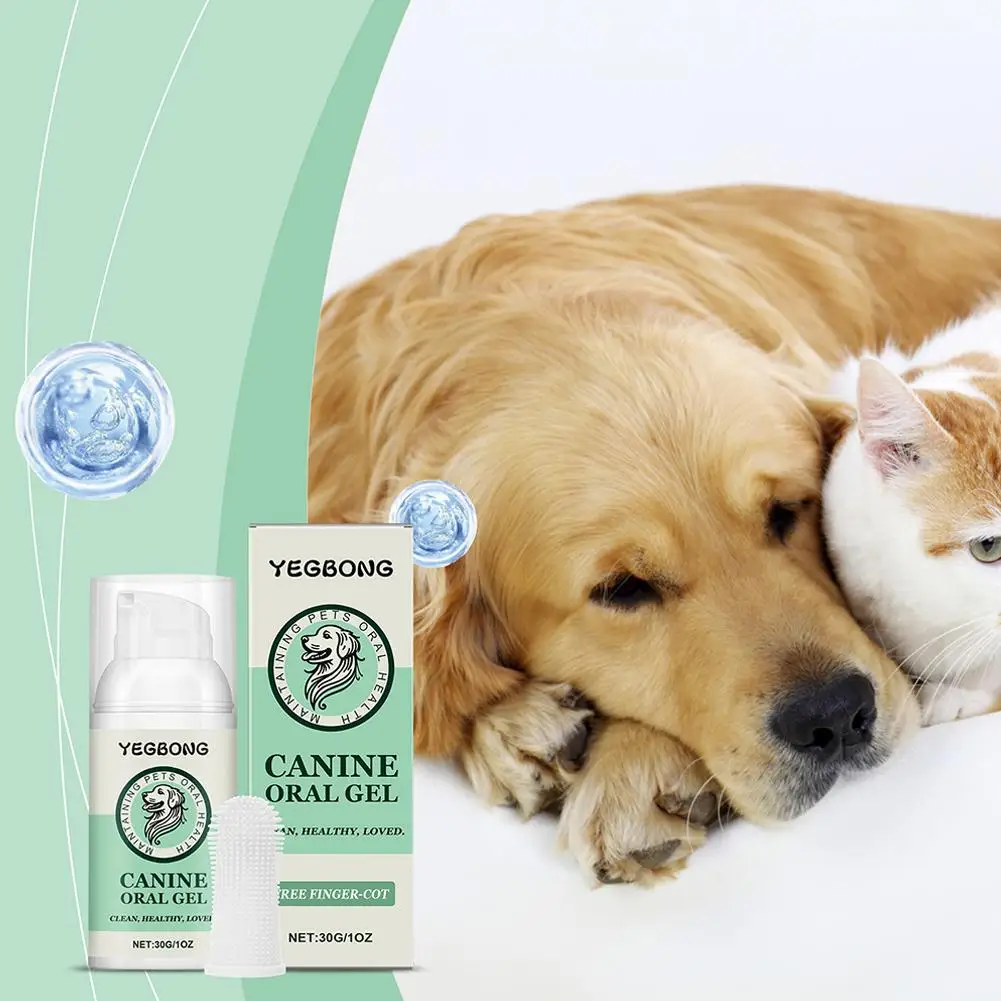 Oral Cleansing Gel For Pet Doge Oral Gel Cleaning Dog Cat Teeth Fresh Breath Care Cleaner Remove Tartar Odor Health