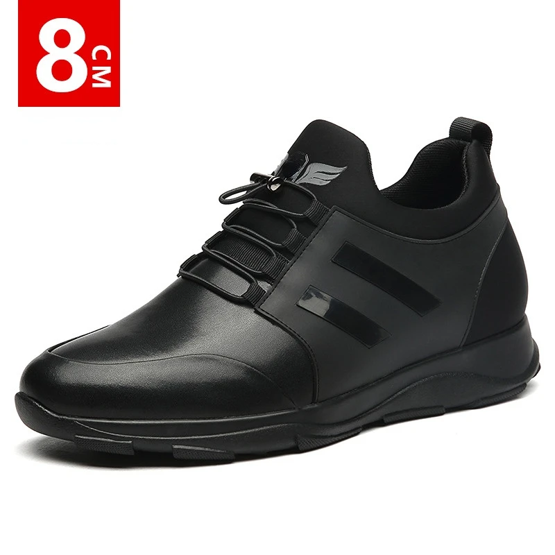 

Spring/Autumn Height Increase 8cm Men's Elevator Leisure Shoes Summer Mesh Breathable Height Increasing Shoes Men's Sports Shoes
