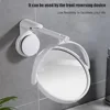 Home Wall Mounted Makeup Mirror Bathroom Single-Sided Mirror Rotating Folding No Punching High-Definition Circular Makeup Mirror 5