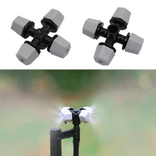 

200Pcs Garden Misting Atomizing Sprinklers 6mm Interface Dust Removal Cooling Fog Sprayers Gardening Water Irrigation Nozzles