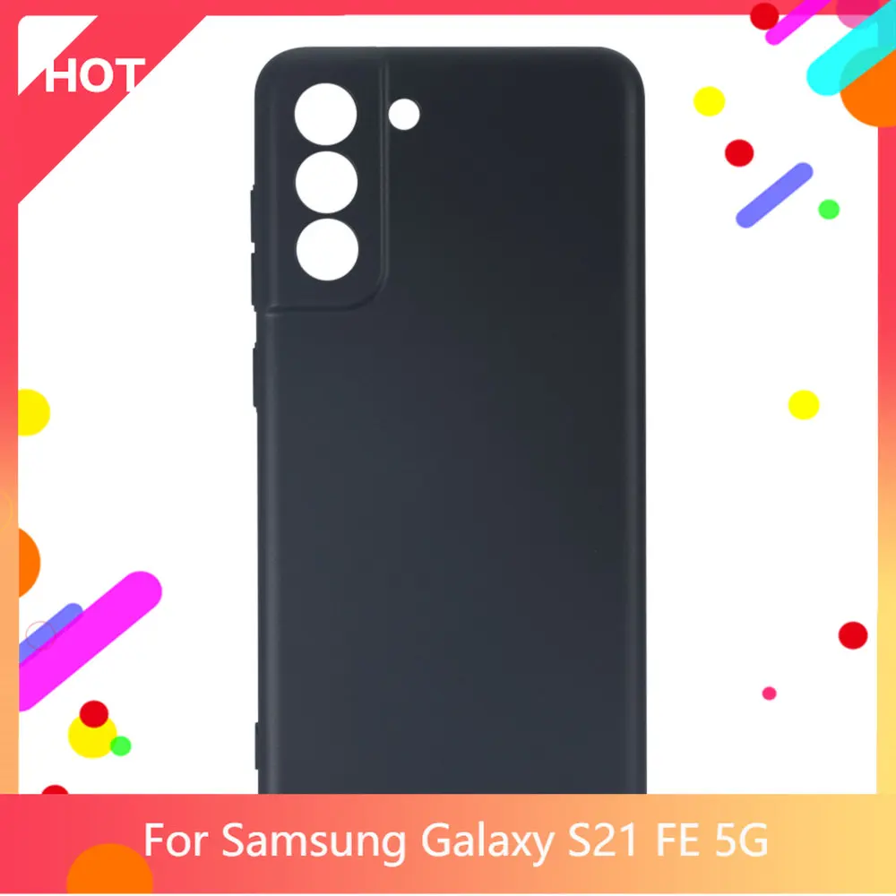 Galaxy S21 Fe 5G Custodia Cover Posteriore In Silicone Morbido Opaco Tpu Per Samsung Galaxy S21 Fe 5G Custodia Per Telefono Sottile Antiurto