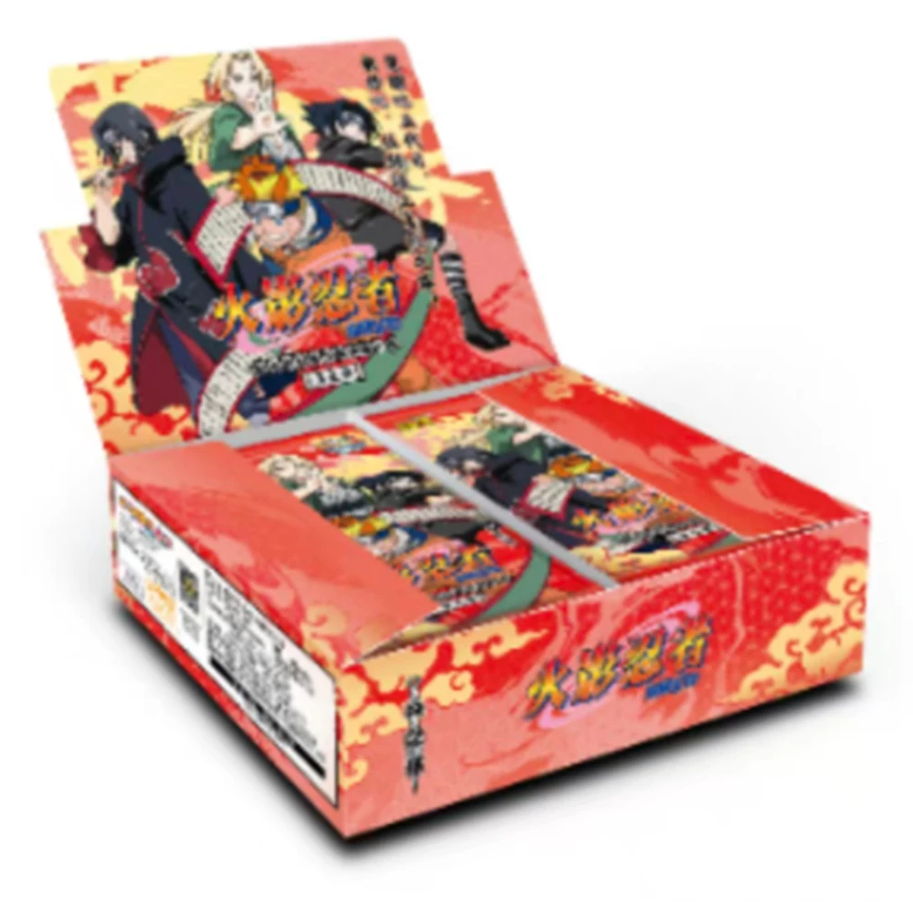 Genuine Gold Diamond Edition Shiny Anime Collectible Trading Cards Box - Rare MR Metal Card Gift