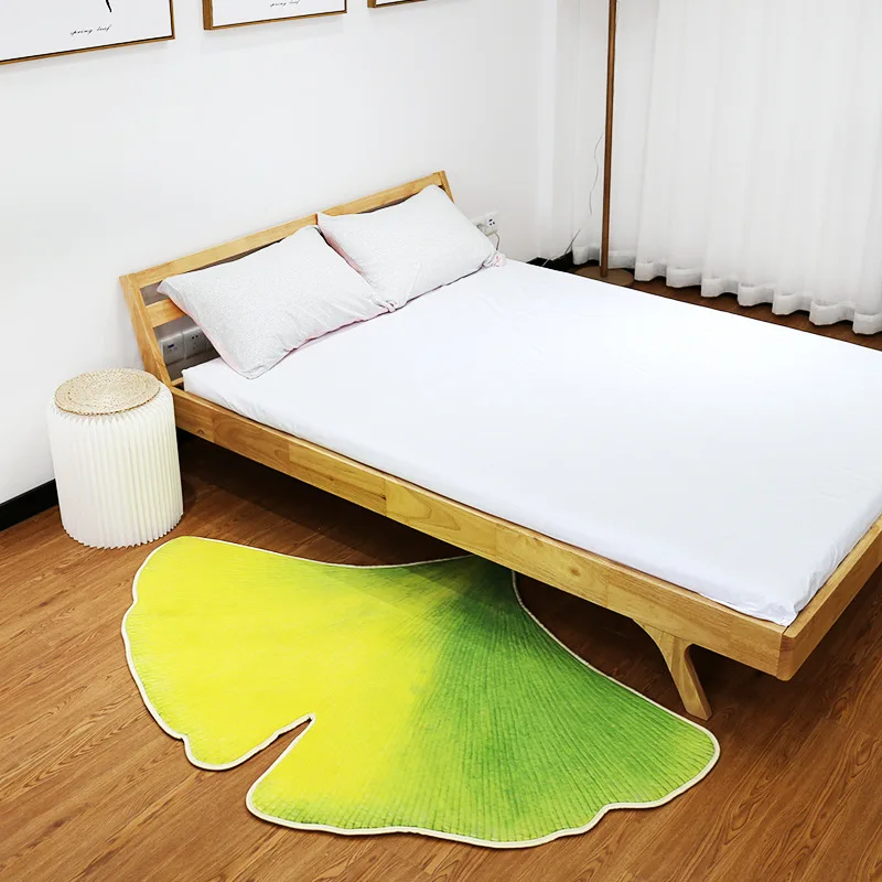

Myrica Rubra Leaf Mats Living Room Bedroom Bedside Carpet Bathroom Non-slip Mat Bedroom Decoration Dropshipping POD