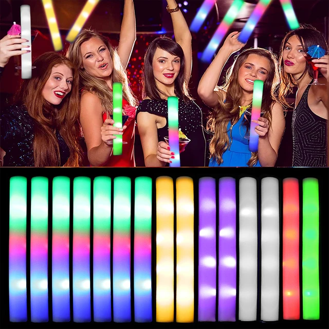 Extreme Glow Flashing Solid Color LED Foam Stick