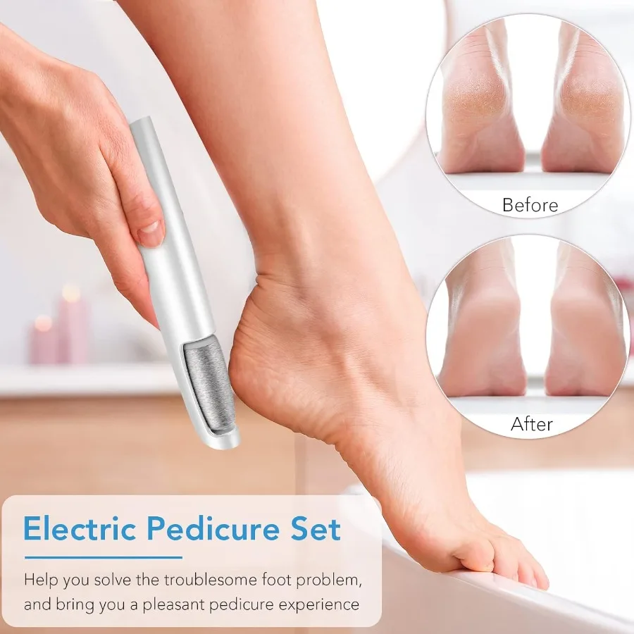 Professional Electric Callus Remover Pedicure Kit