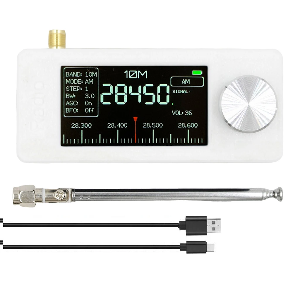 Portable All Band Radio Receiver with IPS Screen