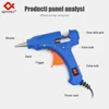 20W Hot Melt Glue Gun With 7MM Transparent Glue Stick Mini Gun Home Electric Heat Temperature Gun Repair Tools Special Stick Set 3