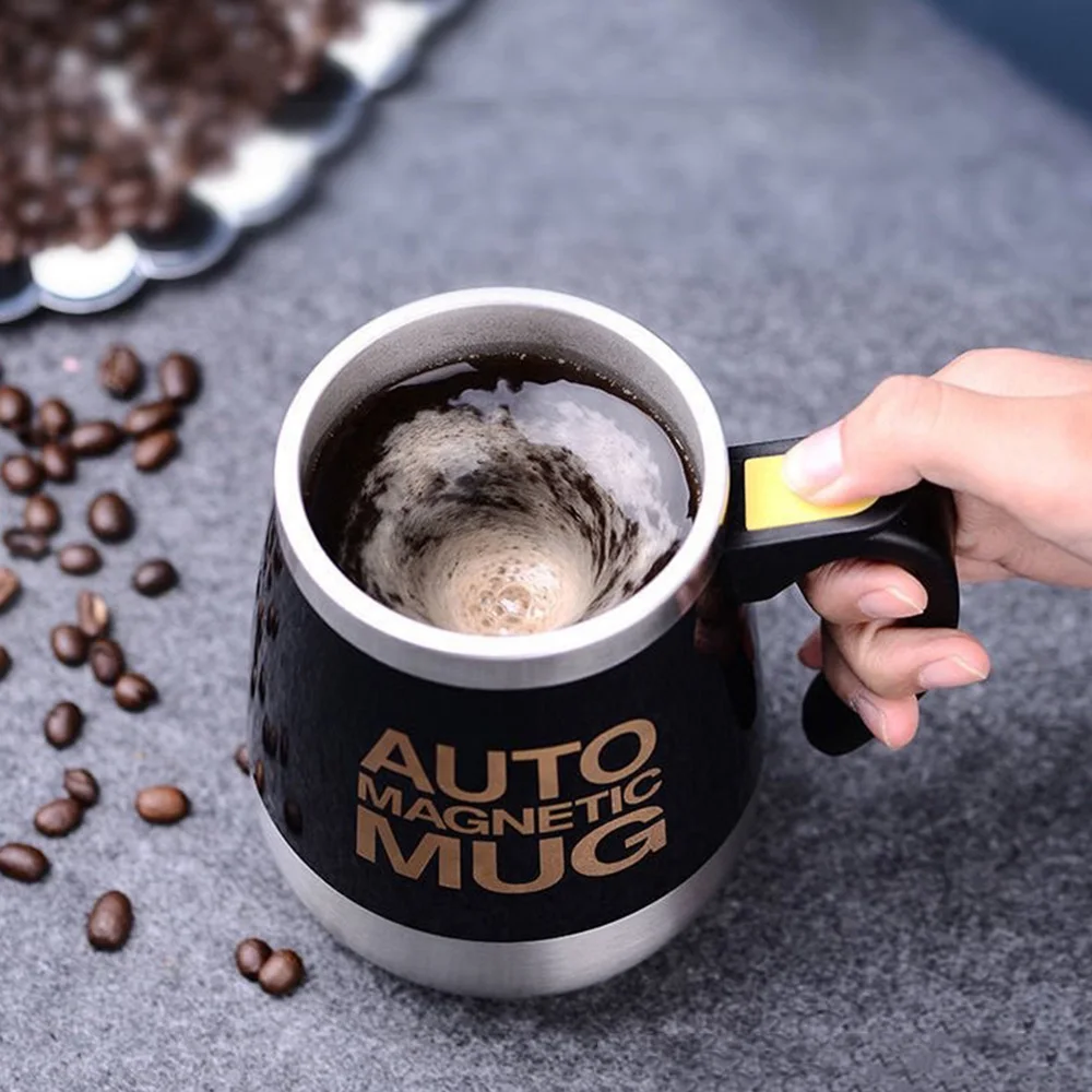 Automatic Self-stirring Magnetic Cup 304 Stainless Steel Milk Coffee Stirring Cup Usb Charging Intelligent Insulation Cup self stirring mug 450ml coffee cup