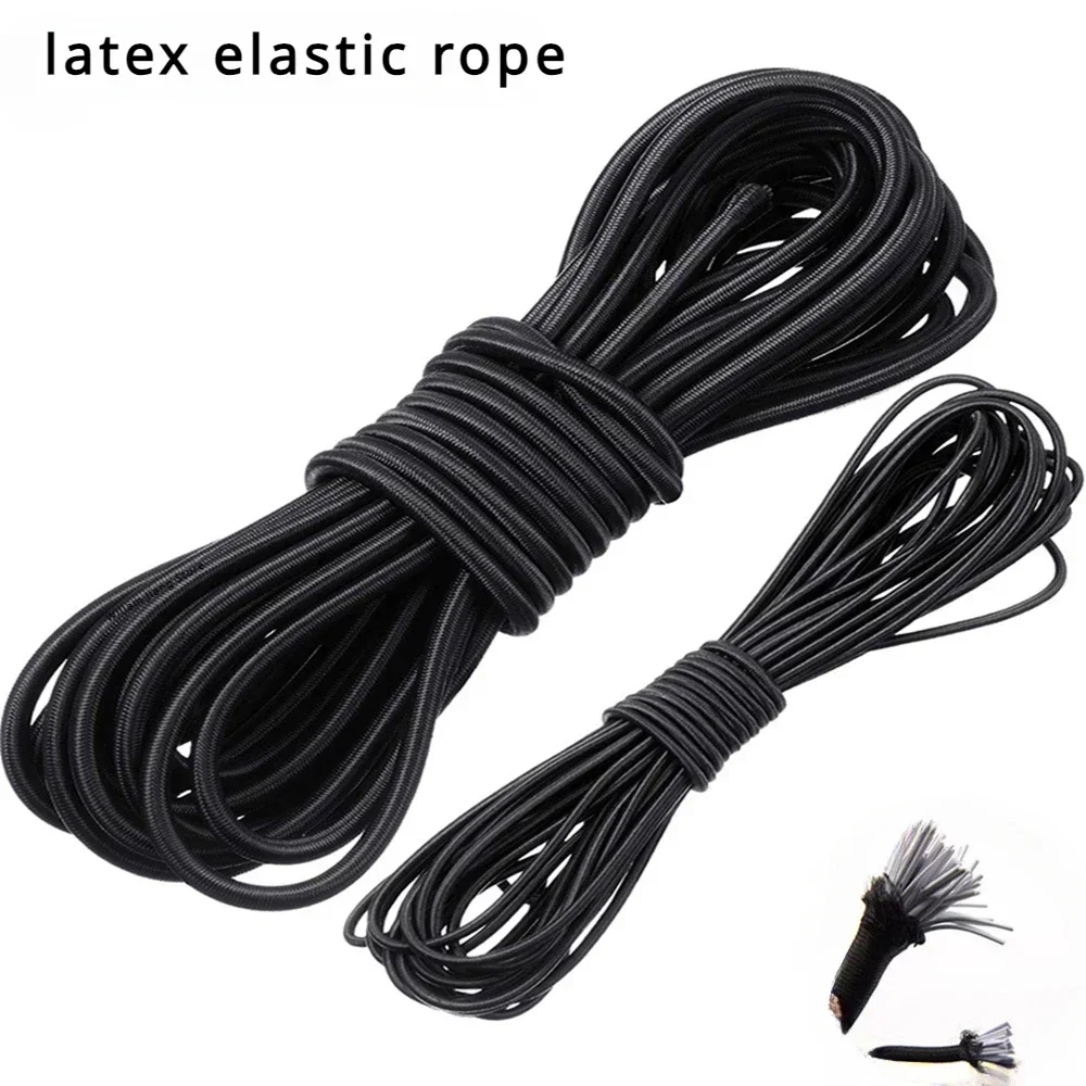 Clothing Rubber Bands Strong Elastic Cord Sewing Accessories DIY Elastics Band Black Rope Craft Supplies 3/4/5/6/8MM Apparel